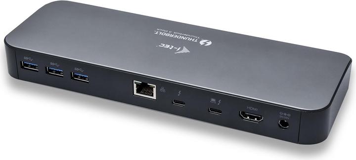 i-tec Thunderbolt 3 Dual Dock (Thunderbolt, 1 Ports)