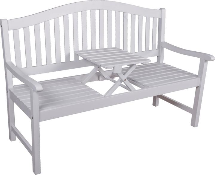 Actual product image Garden Pleasure Garden bench Singapore 985074 white wood 150.0 cm