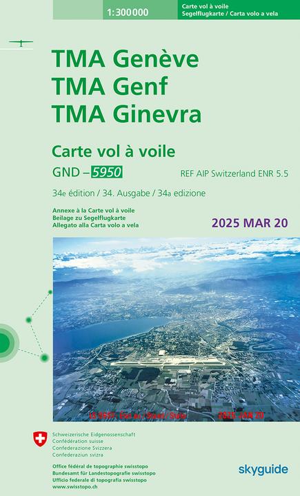 Produktbild Schweiz / Suisse / Svizzera Segelflugkarte