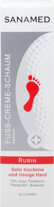 Actual product image Sanamed Foot Cream Foam Ruby (Foot cream & foot gel, 150 ml)