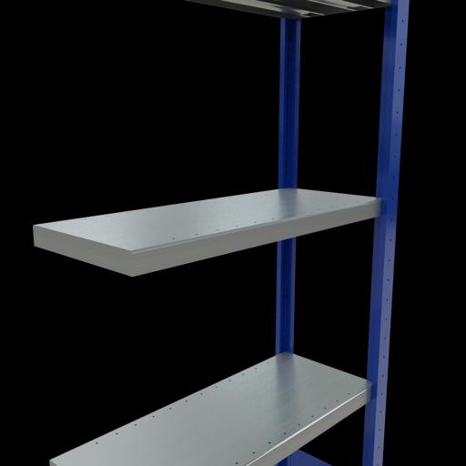 Actual product image Schulte Lagertechnik MULTIplus250 boltless add-on bay system with length bolts