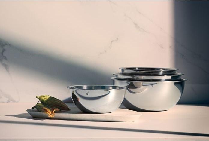 Produktbild WMF Schüsselset 4tlg Edelstahl Schüsseln 0,75-2,75l stapelbar (24 cm, 2.75 l, 4 x)