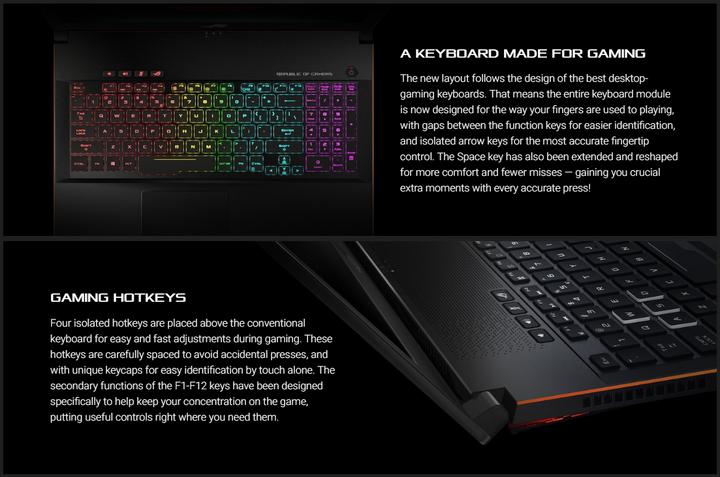 Actual product image ASUS ROG Zephyrus M GM501GS-EI004T (15.60", Intel Core i7-8750H, 16 GB, 512 GB, CH)