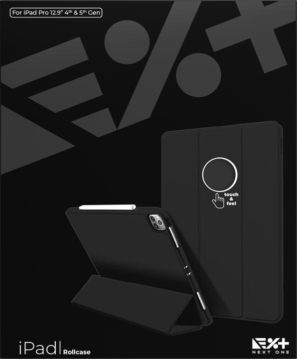 Image du produit Next One Rollcase iPad Pro 12.9“ (5.Gen/2021) black (iPad Pro 12.9 2021 (5ème génération))