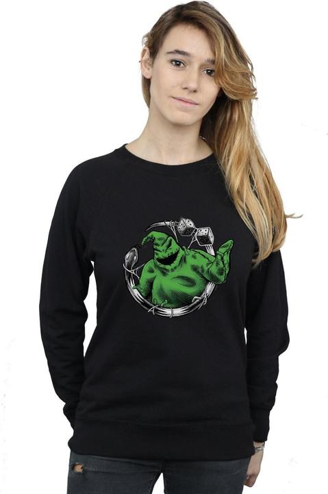 Actual product image Disney Womens/Ladies Nightmare Before Christmas Roll The Dice Sweatshirt (XL)