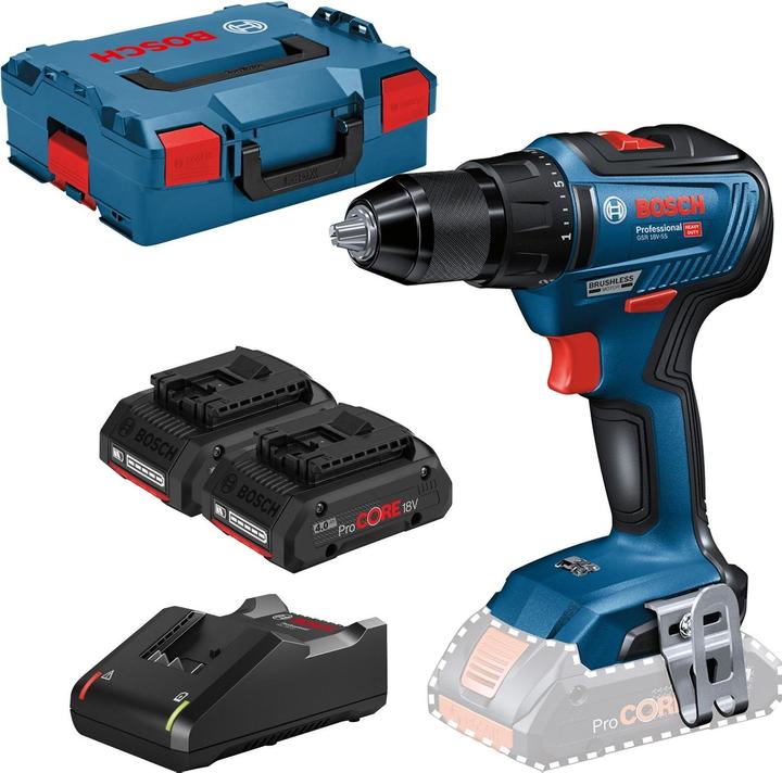 Actual product image Bosch Professional GSR 18V-55 (Rechargeable battery operated)