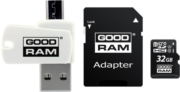 Goodram M1A4-0320R12 - 32 GB - MicroSD - Klasse 10 - UHS-I - 100 MB/s - 10 MB/s (32 GB, microSD, U1, UHS-I)