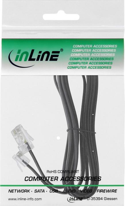 Actual product image InLine Cable RJ45 8P4C - RJ11 6P4C, 15m (18868)