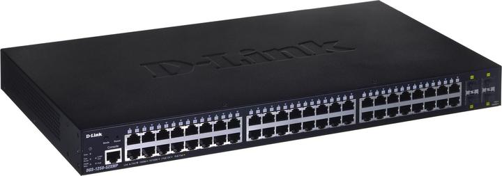 Actual product image D-Link DGS-1250-52XMP Gigabit Switch PoE 52-Port Smart Managed PoE+ 4x 10G (52 Ports)