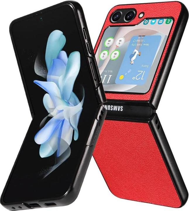 Image du produit Cover-Discount Galaxy Z Flip5 - Housse de protection hybride rouge (Samsung Galaxy Z Flip5)