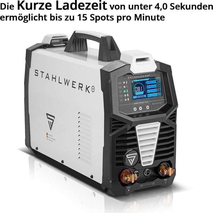 Actual product image Stahlwerk Bulge spotter CBR-2500 Pro fully equipped with 2,500 J and 230 V