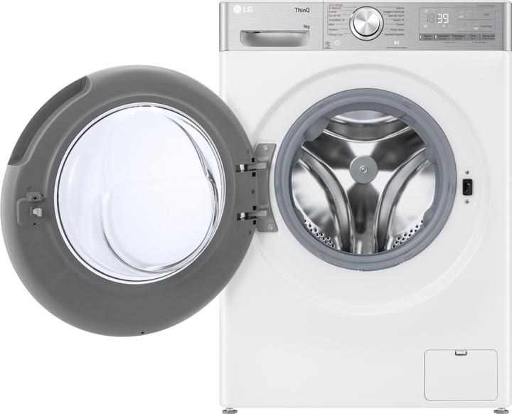 Produktbild LG F4R9009TPWC 9kg Waschmaschine Klasse A -40% AI DD mit Dampf (9 kg, Links)