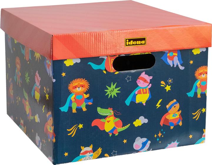 Produktbild Idena 2 Spielzeugkisten bunt 33,0 x 35,0 x 25,5 cm