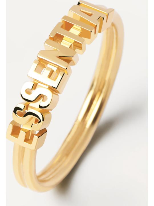 Actual product image Pd Paola PDPAOLA - ElegantnÃ pozlacenÃ½ prsten ESSENTIAL Gold AN01-608 - Circuit: 54 mm (L) (54, 925 Silver)