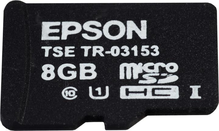 Produktbild Epson TSE MicroSD-Karte, Zertifikatslaufzeit 5 Jahre, Lebensdauer 20 Mio. Signaturen (8 GB, microSD, U1)