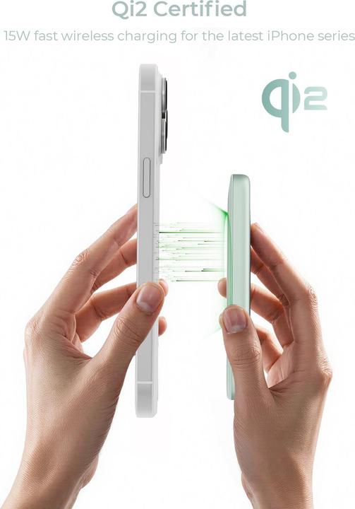 Produktbild Aukey MAG FUSION SLIM - Powerbank (5000 mAh, 18 W, 18 Wh)