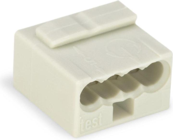 Actual product image Wago Plug-in terminal block Micro-Wago 4-fold, 100 pieces