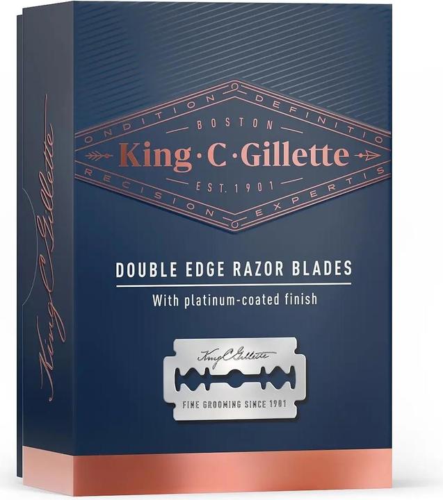 Produktbild King C. Gillette Doppelklingen für Rasierhobel (10 x)