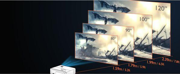 Actual product image BenQ TK710STI UHD (3840X2160) DLP PR (4K, 3200 lm, 0.69 - 0.83:1)