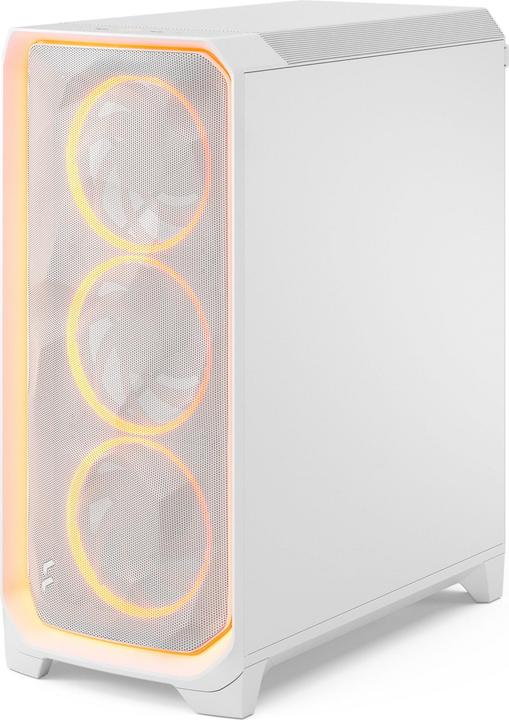 Actual product image Fractal Meshify 3 Ambience Pro RGB Clear Tint White (mATX, Mini-ITX, ATX, E-ATX)