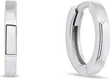 Produktbild Beneto Brilio Silver - Timeless silver round earrings EA16W - Diameter: 2.5 cm