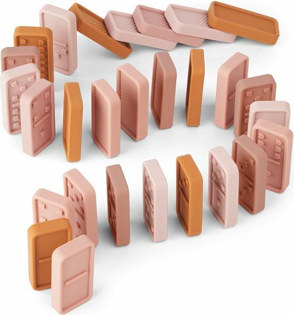 Actual product image Liewood Domino game Dodo % silicone rose