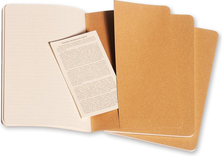 Produktbild Moleskine Cahier Large 3er-Set (A6, Liniert, Weicher Einband)