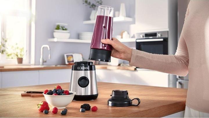 Produktbild Bosch Hausgeräte MMB2111M VitaPower Blender, 450 W, Stainless Steel (450 W)