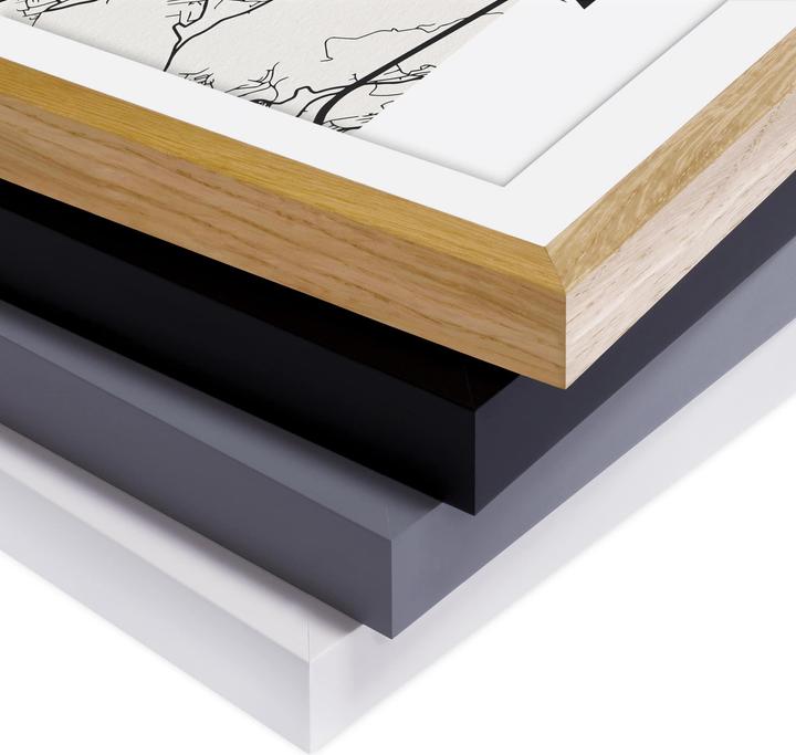 Actual product image Bilderwelten Zurich City Map - Classic (100 x 70 cm)