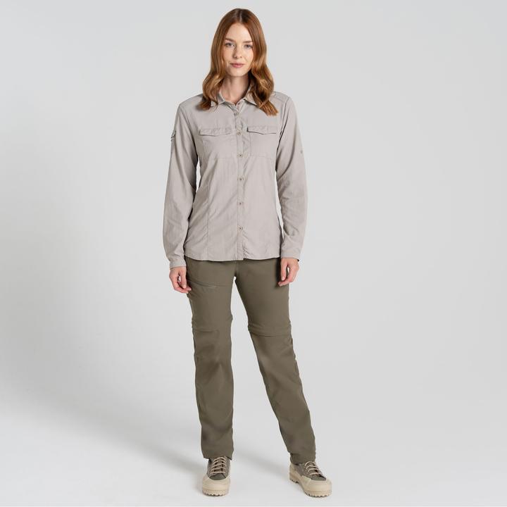 Actual product image Craghoppers Women's Nosilife Adventure Langarm Bluse III (14, L)