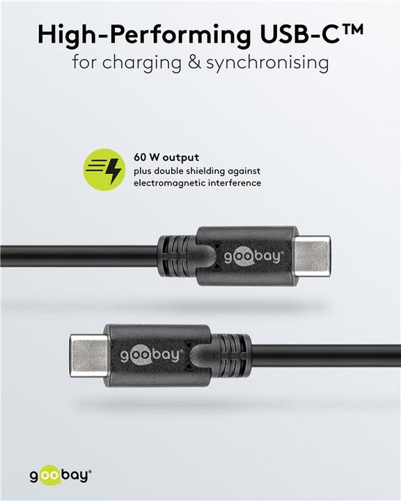 Image du produit S-Conn USB C – USB C (1 m, USB 3.1, 60 W)