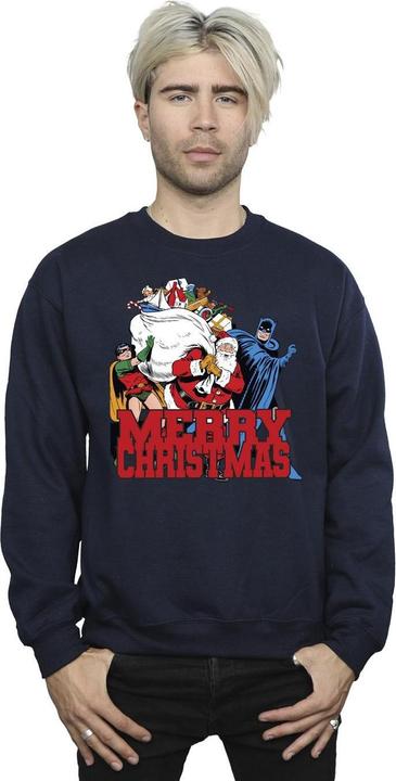 Immagine prodotto Felpa uomo Batman Merry Christmas Comic in cotone (XL)