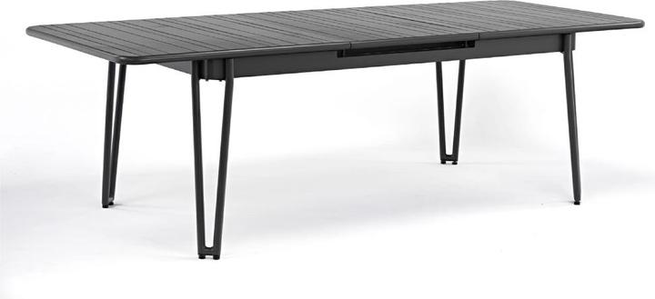 Ezeis AMBROISE Tavolo da pranzo automatico allungabile in alluminio per 8/10p. Prezzo per 1 pezzo (242 cm)