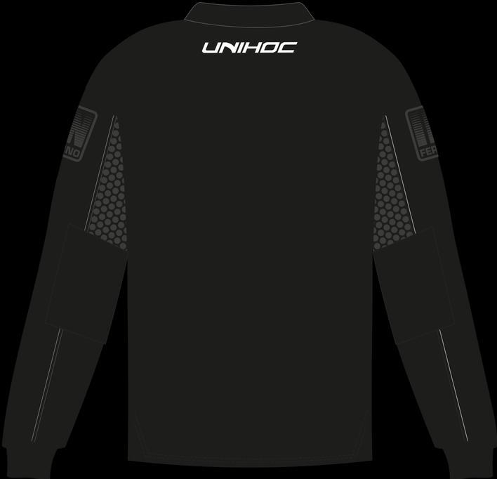Produktbild Unihoc Goalie Sweater INFERNO all black (L)