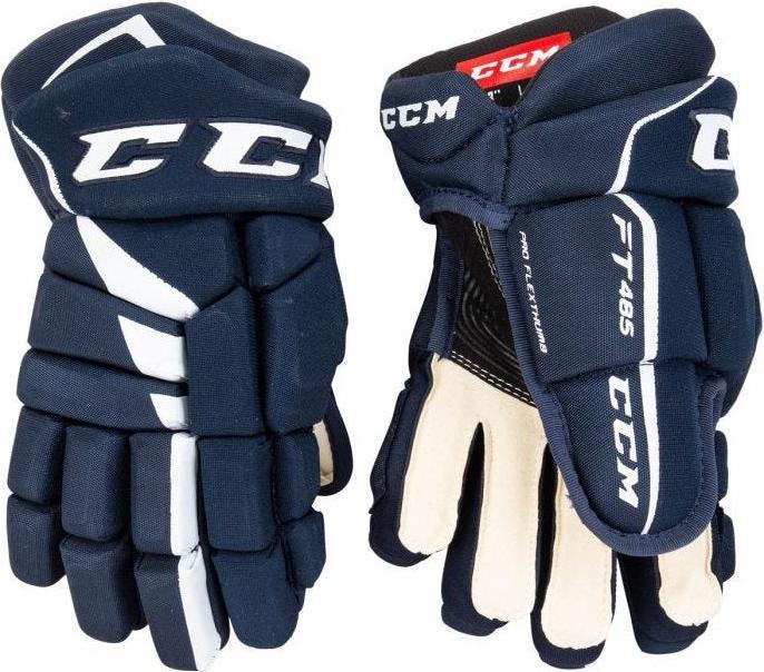 CCM Hockeyhandschuhe JetSpeed FT485 JR (10"/25 cm, Schwarz/weiss) (10)