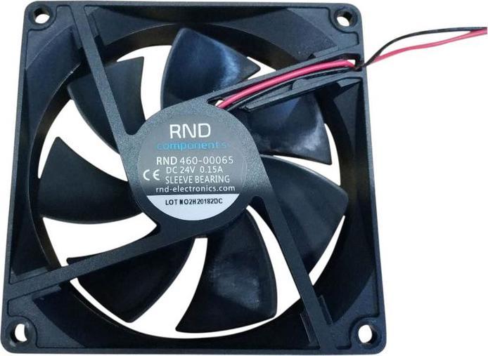 Immagine prodotto RND Components Ventilatore assiale DC 92x92x25mm 24V 99m³/h (92 mm)