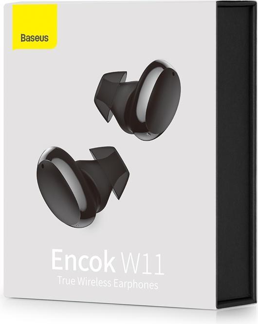 Produktbild Baseus earphones Encok W11 (black) (keine Geräuschunterdrückung, 4 h, Kabellos)