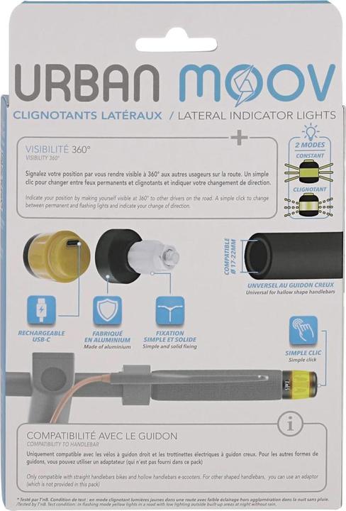 Image du produit T'nB Clignotant latéral pour vélo/scooter