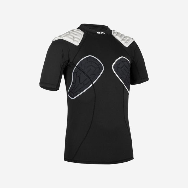 Decathlon Damen Rugby Schulterschutz - R500 schwarz/weiss