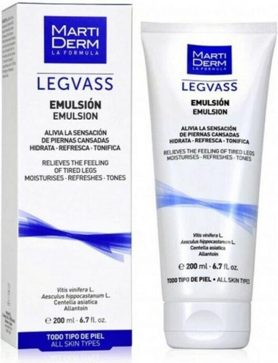 Actual product image Martiderm LEGVASS emulsión hidratante piernas cansadas 200 ml (200 ml)