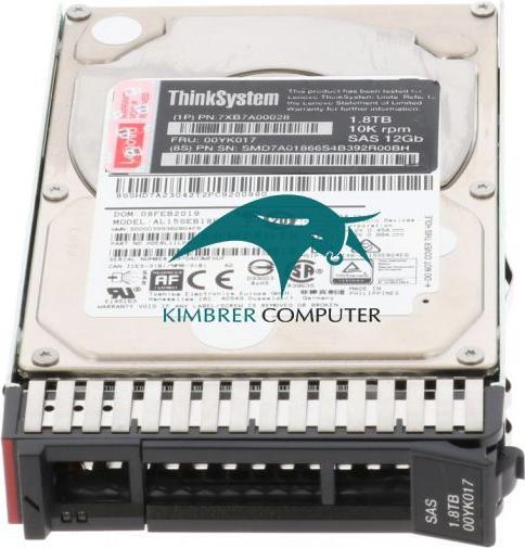 Produktbild Lenovo ISG ThinkSystem HDD, 2.5 inch, 10000rpm SAS Hot Swap 512e (1.80 TB, 2.5")