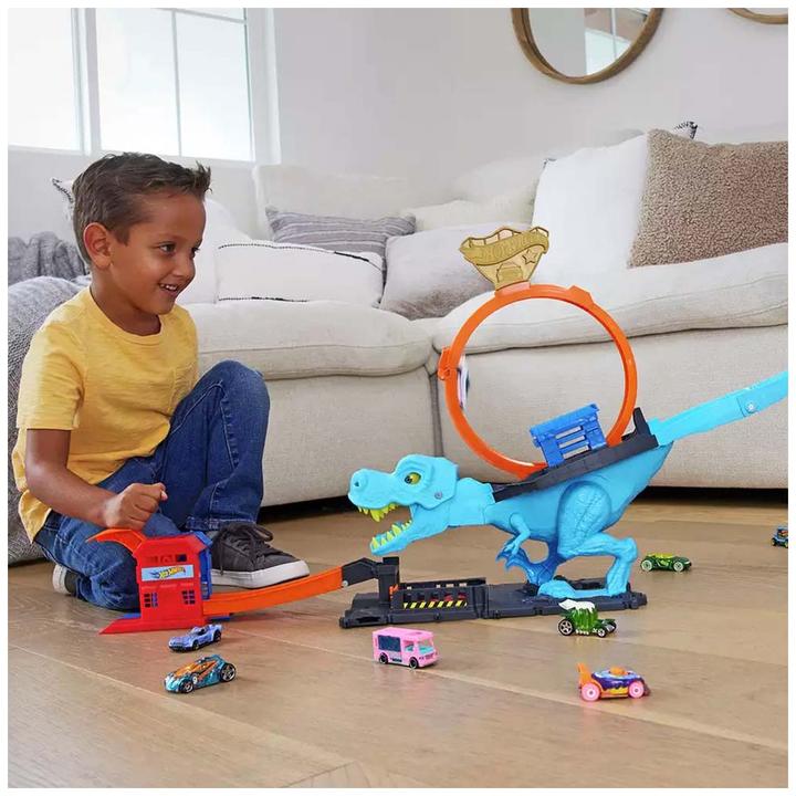 Immagine prodotto Hot Wheels HW City T-Rex abbattuto TVD