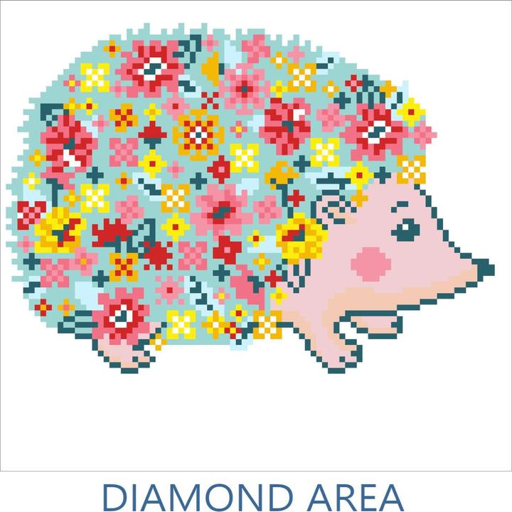 Produktbild Diamond Dotz Original Diamond Painting Set "Blossom" 25 x 23 cm, 3688 Diamant Mosaiksteine, Kreat