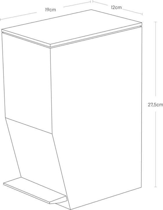 Productafbeelding Yamazaki Mülleimer mit Tretfunktion TOWER (4 l)