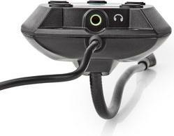 Actual product image Nedis Microphone for use with: Desktop/Notebook Wired USB-A Male On/Off Switch Headphone Output