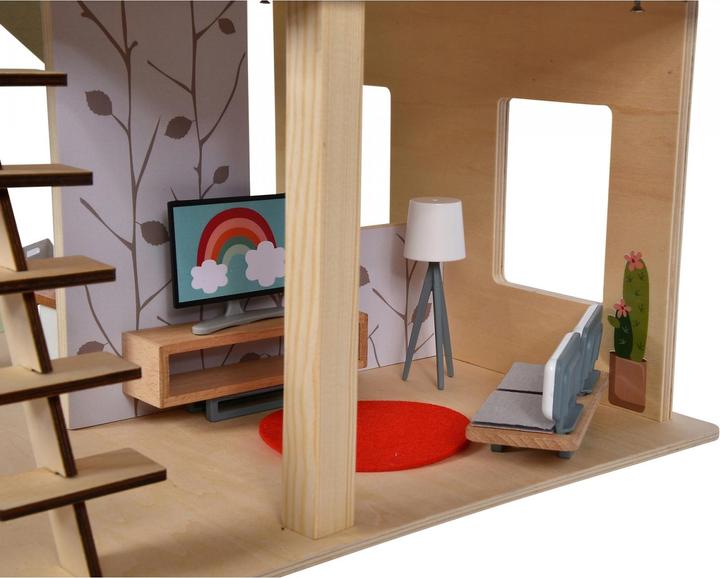 Actual product image Eichhorn Doll house with furniture