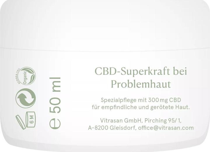 Image du produit CBD Vital Cosmétiques biologiques (Crème pour le corps, 50 ml)