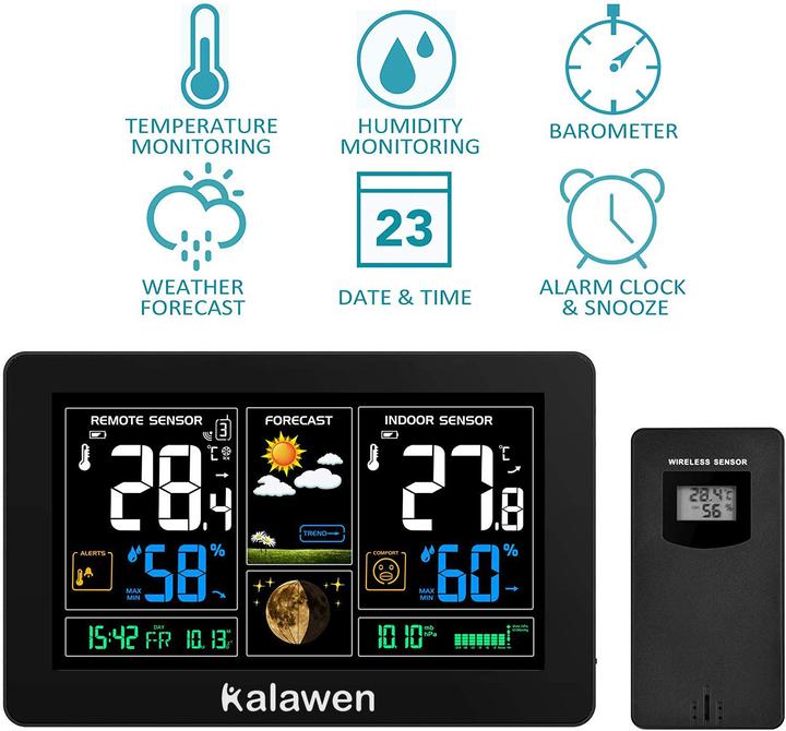 Actual product image Kalawen Weather station