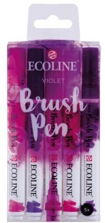 Image du produit Royal Talens Brush Pen Set 5 pièces Violet (Violet, 5 x)