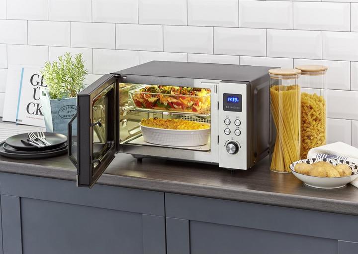 Produktbild Severin Microwave w/MW7777 plate 900 watts 25 l - Steel (29070) (25 l)